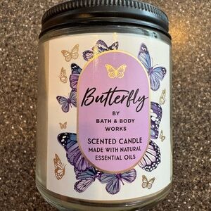 NWOT Bath & Body Works Single Wick Candle - Butterfly
